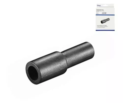 RG6/RG59 insulating sleeve for F connectors seals connections against moisture, Dinic box with Euro hole